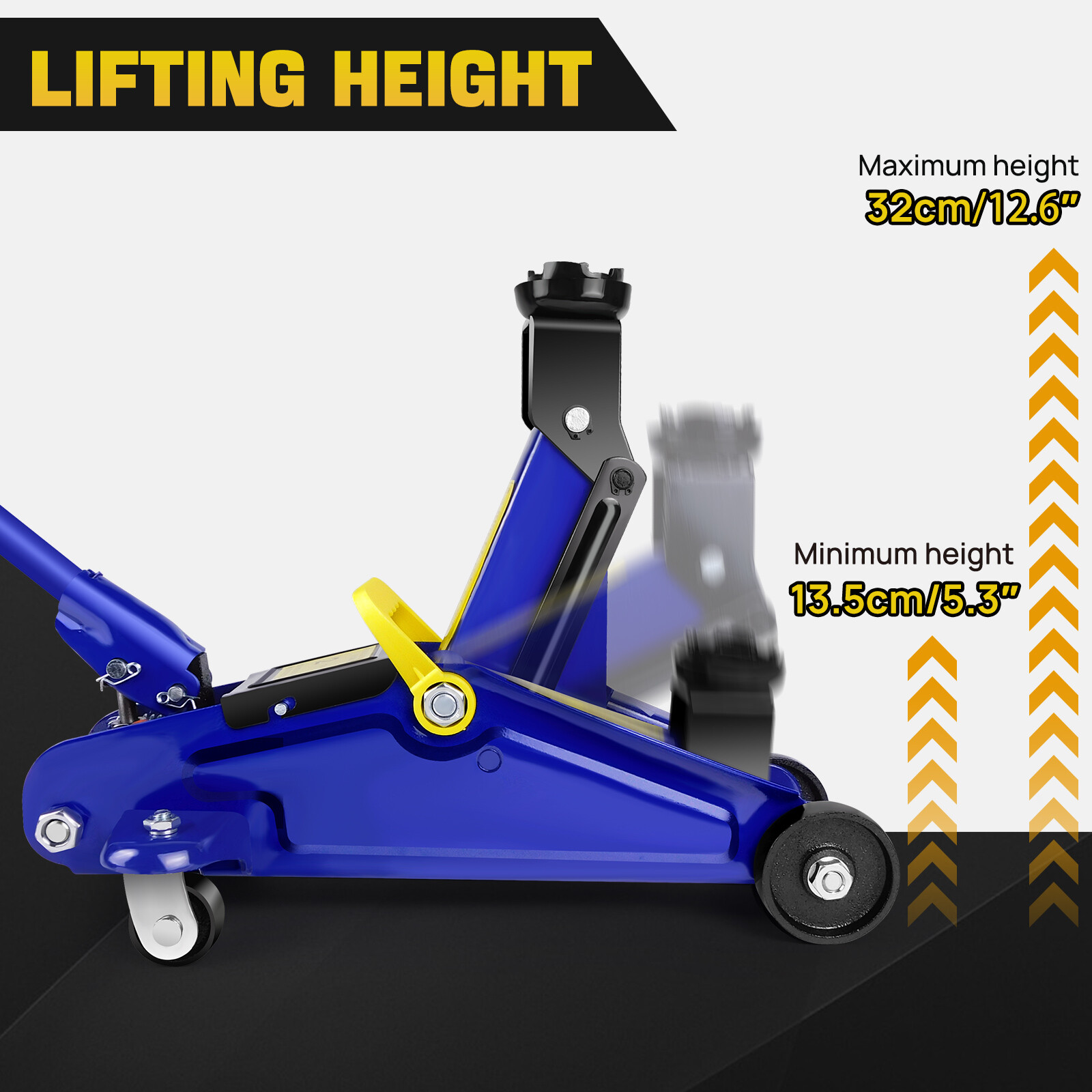 Trolley Jack 2 Ton Tonne Low Profile Hydraulic Floor Lifting Car Van Garage New 6