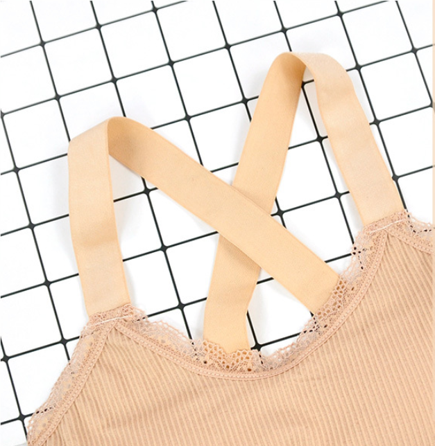 Title 7, Seamless Cross Sling Anti-Glare Tube Top with C...