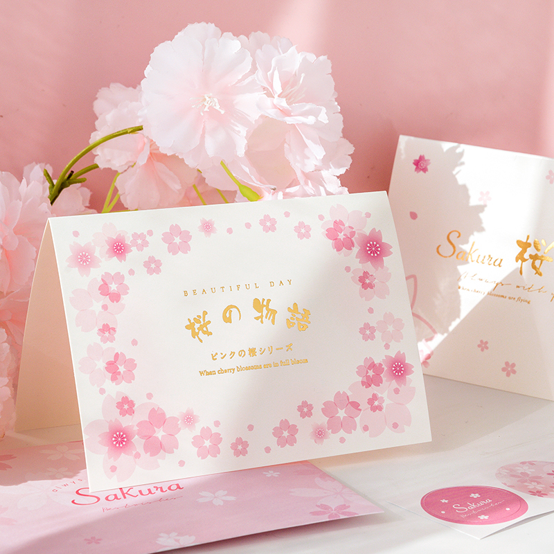 Greeting Card Set Series Hand Account Decorative Envelope