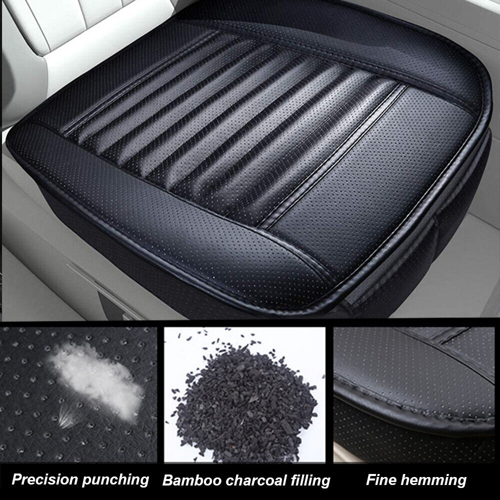 1Pcs 3D Car Front Seat Cover Pad Full Surround PU Leather Chair Cushion Mat 10