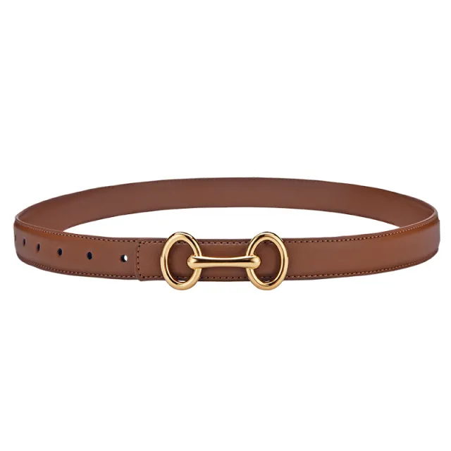 All match Belt Jeans Dress Collocation Brown - Shop at LoveMi