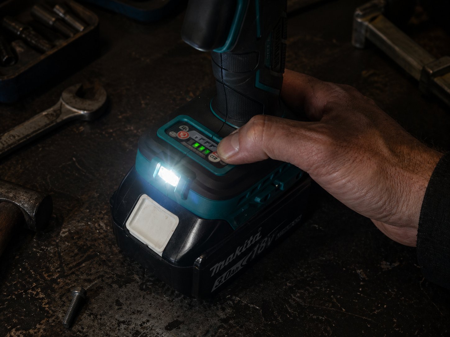 Cordless Electric Impact Wrench Compatible With Makita 18V Battery No High — image 2