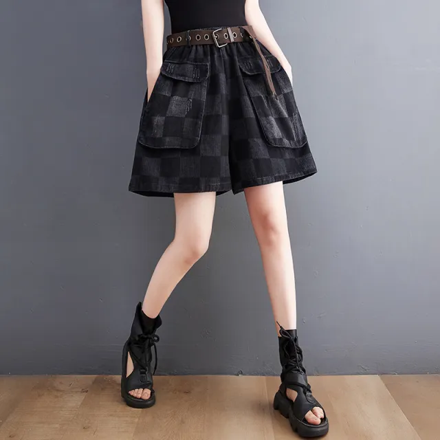 Women's Casual Large Pocket Summer Denim Shorts Without Belt - Shop at LoveMi