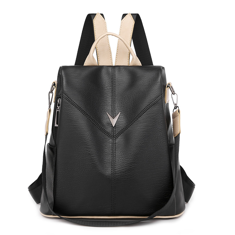 Fashion Casual Ladies Backpack Simple Large-capacity Travel Anti-theft Bag