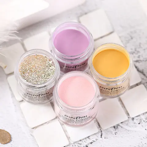Four in One French Nail Polish Crystal Powder