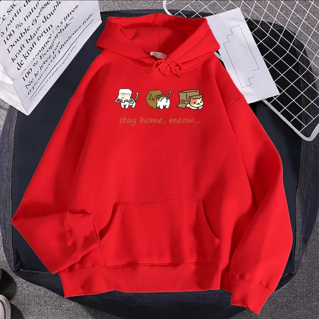 New Printed Fleece Hooded Pullover Sweatshirt 8 Style 2Xl - Shop at LoveMi