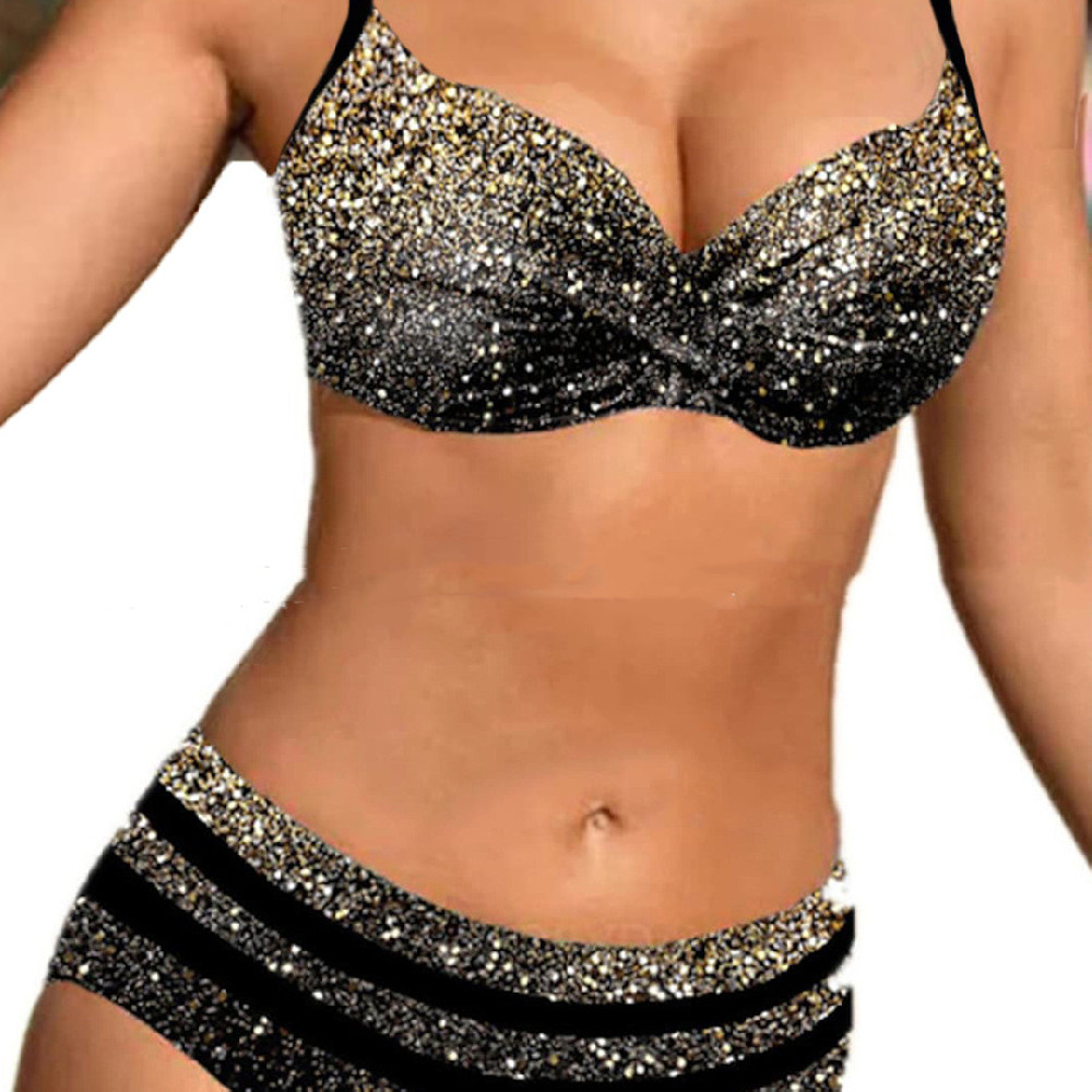 Stylish Two-piece High-waisted Bikini Woman - Image 4