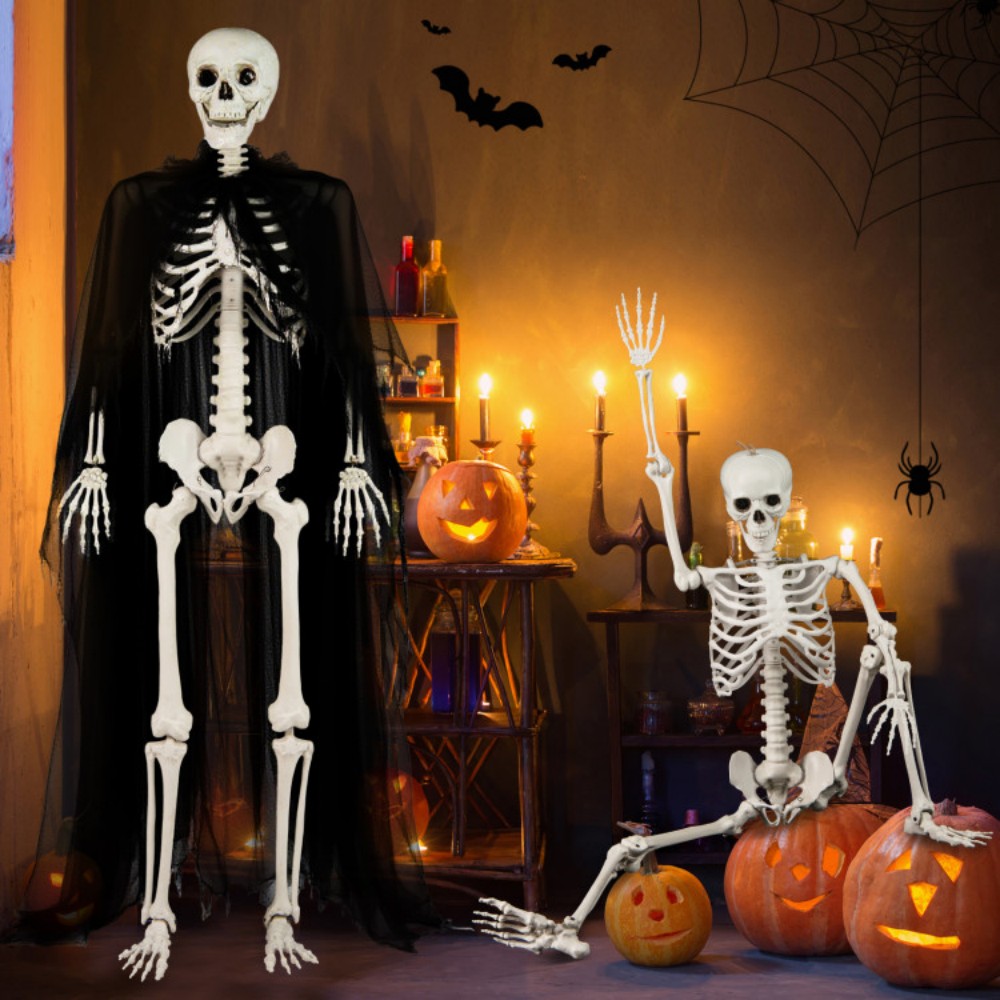 5.4 FT Halloween Skeleton Decoration Life Size Large Skeleton 2