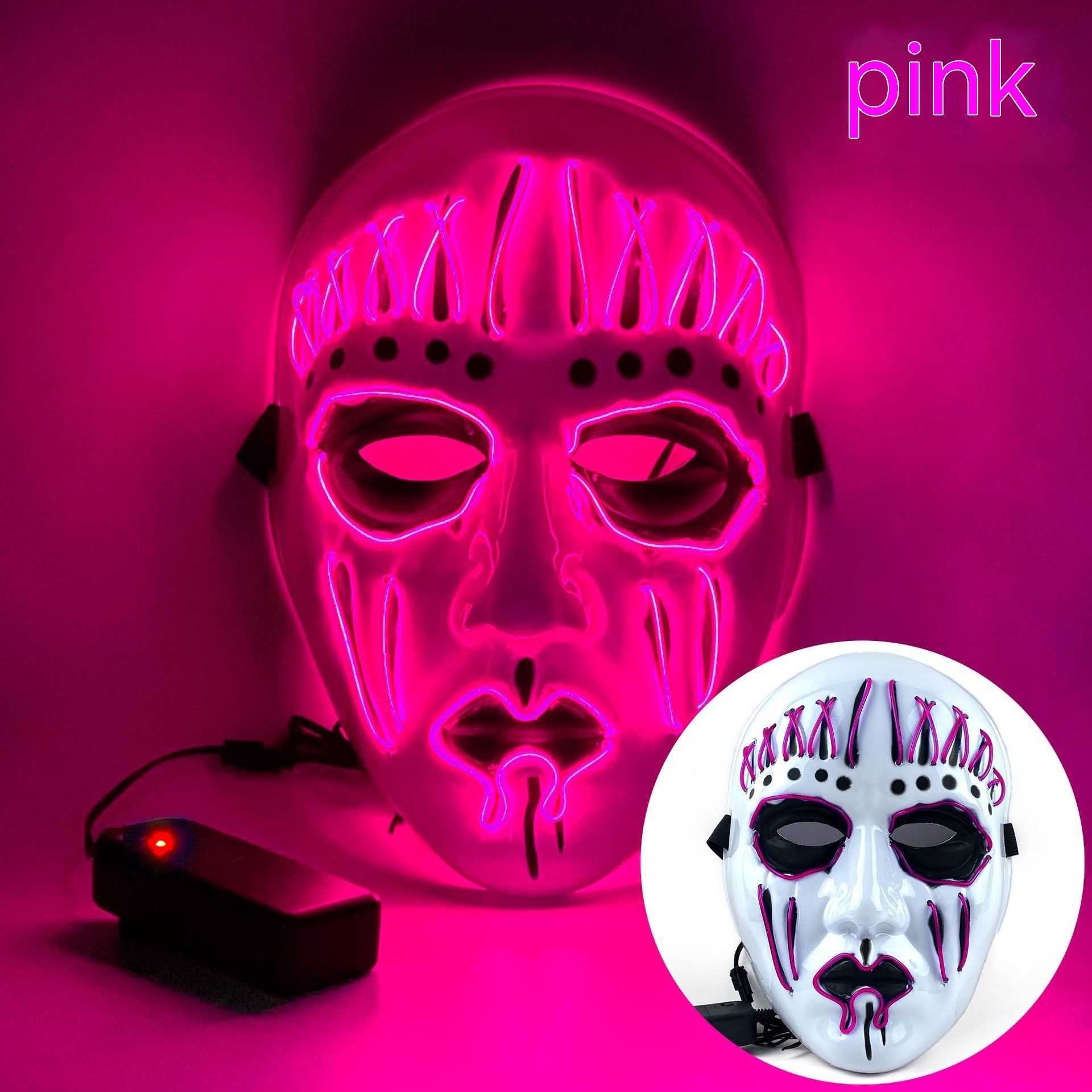 Pink Knot Mask