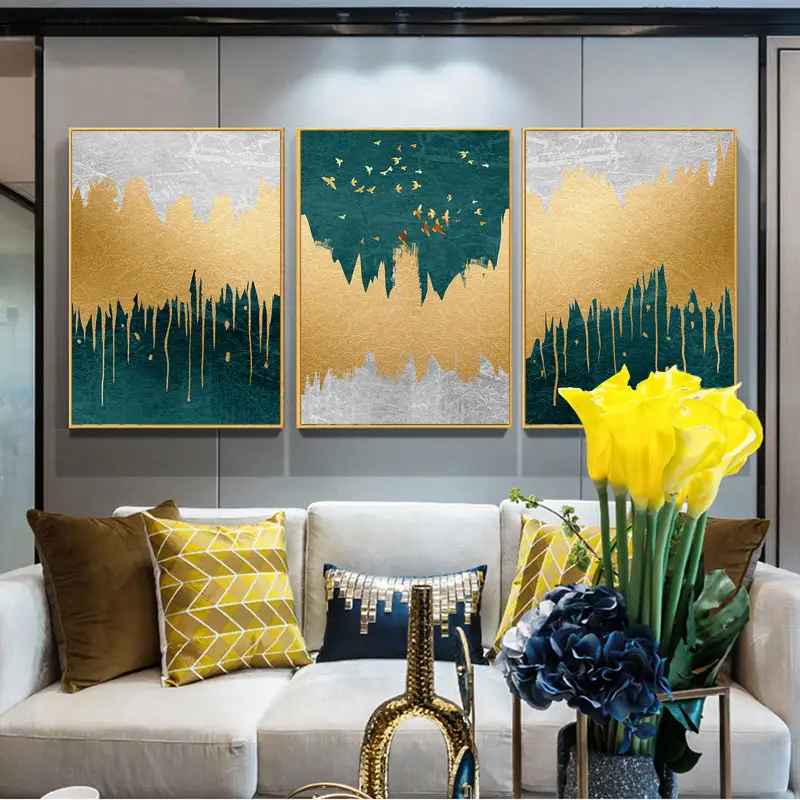 Abstract Landscape Wall Art Canvas Painting Nordic