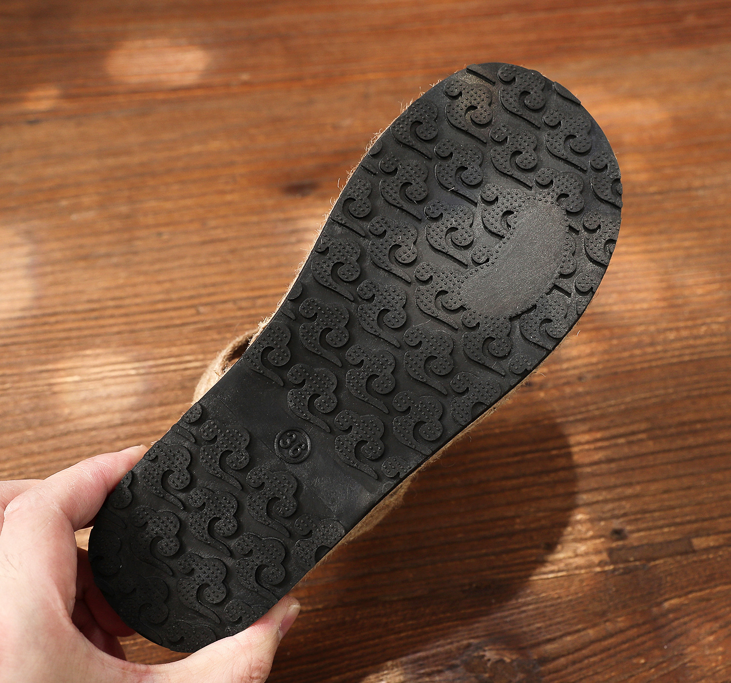 Low Top Round Toe Linen Flat Flat Brown Shoes