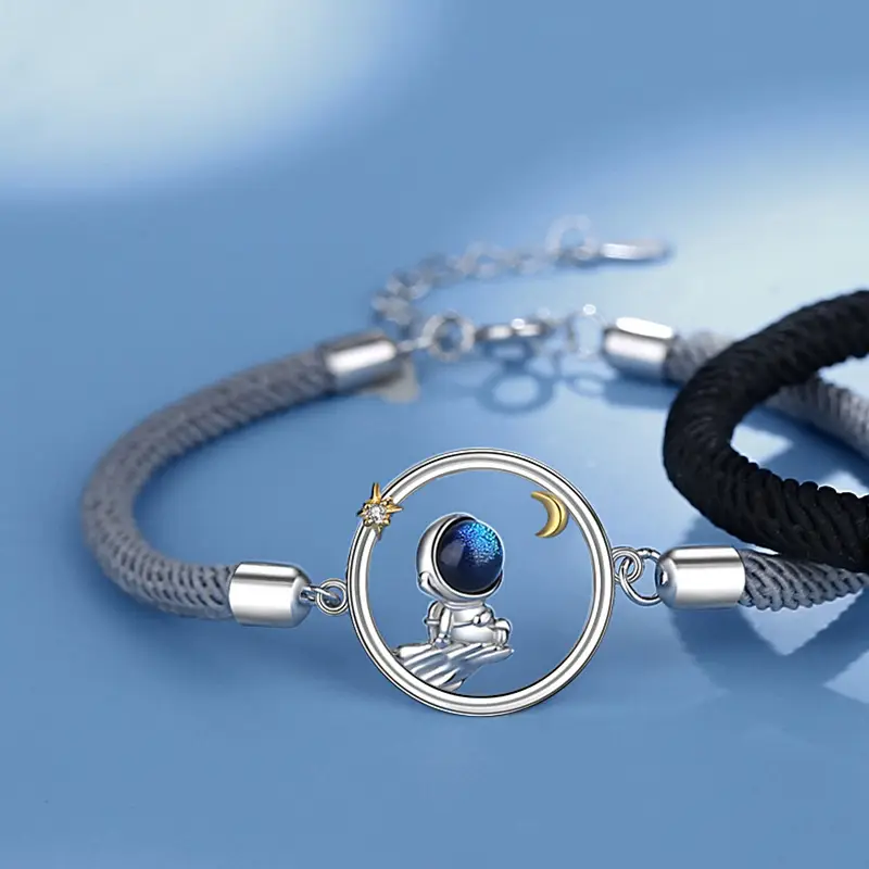 Astronaut Couple Bracelet Male And Female Starry Sky