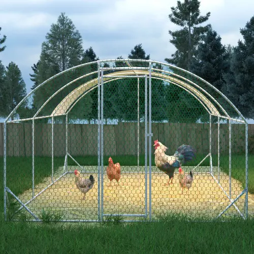 Large Chicken Coop Metal Run