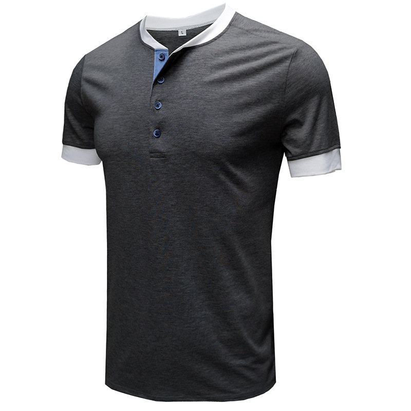 Title 9, Mens solid color short-sleeved T-shirt, a comf...