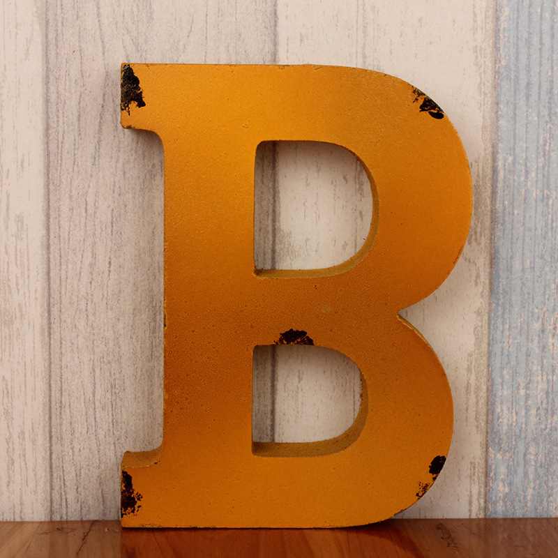 Title 22, Creative retro wooden alphabet decoration ornam...