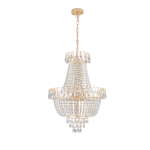 Golden Crystal Chandelier view 9