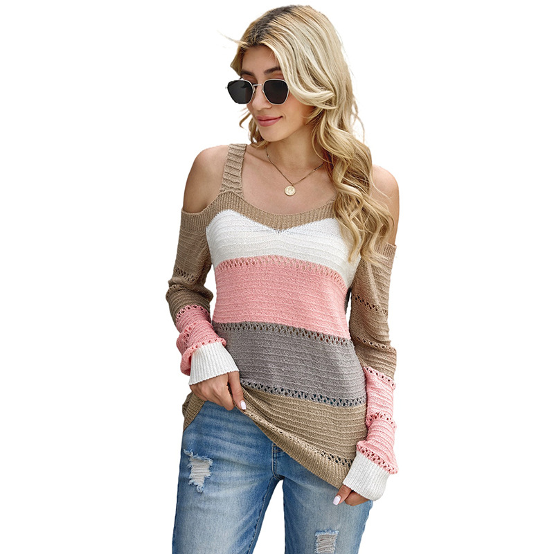 Title 4, Off-the-shoulder Sweater Women Autumn And Winte...