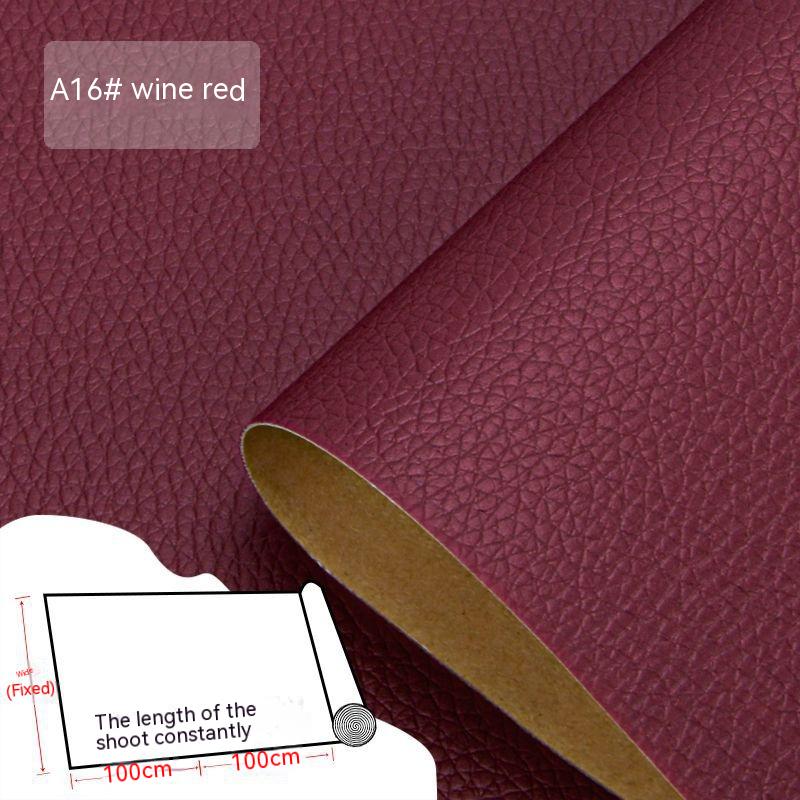 Wine Red Leather