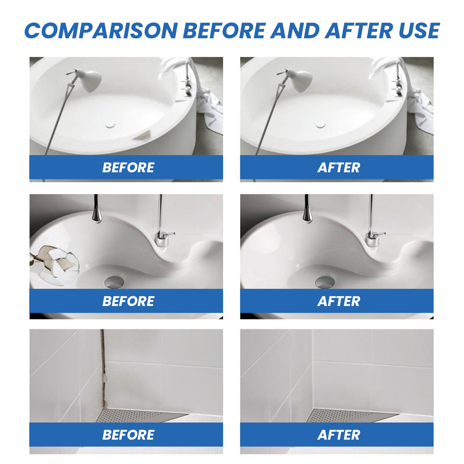 Jaysuing Tile Repair Adhesive For Bathtubs, Marble Furniture, Floor Tiles, Toilets, Crack Repair, Hole Filling, And Grouting — foto 3