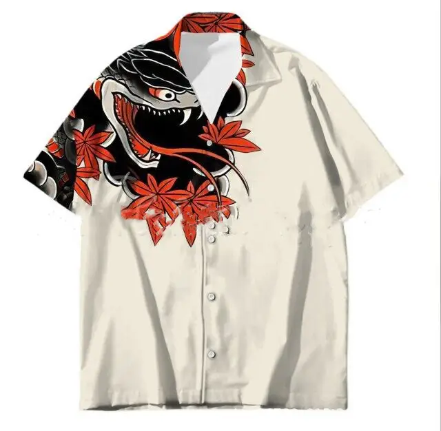 Men's Casual 3D Print Hawaiian Shirt