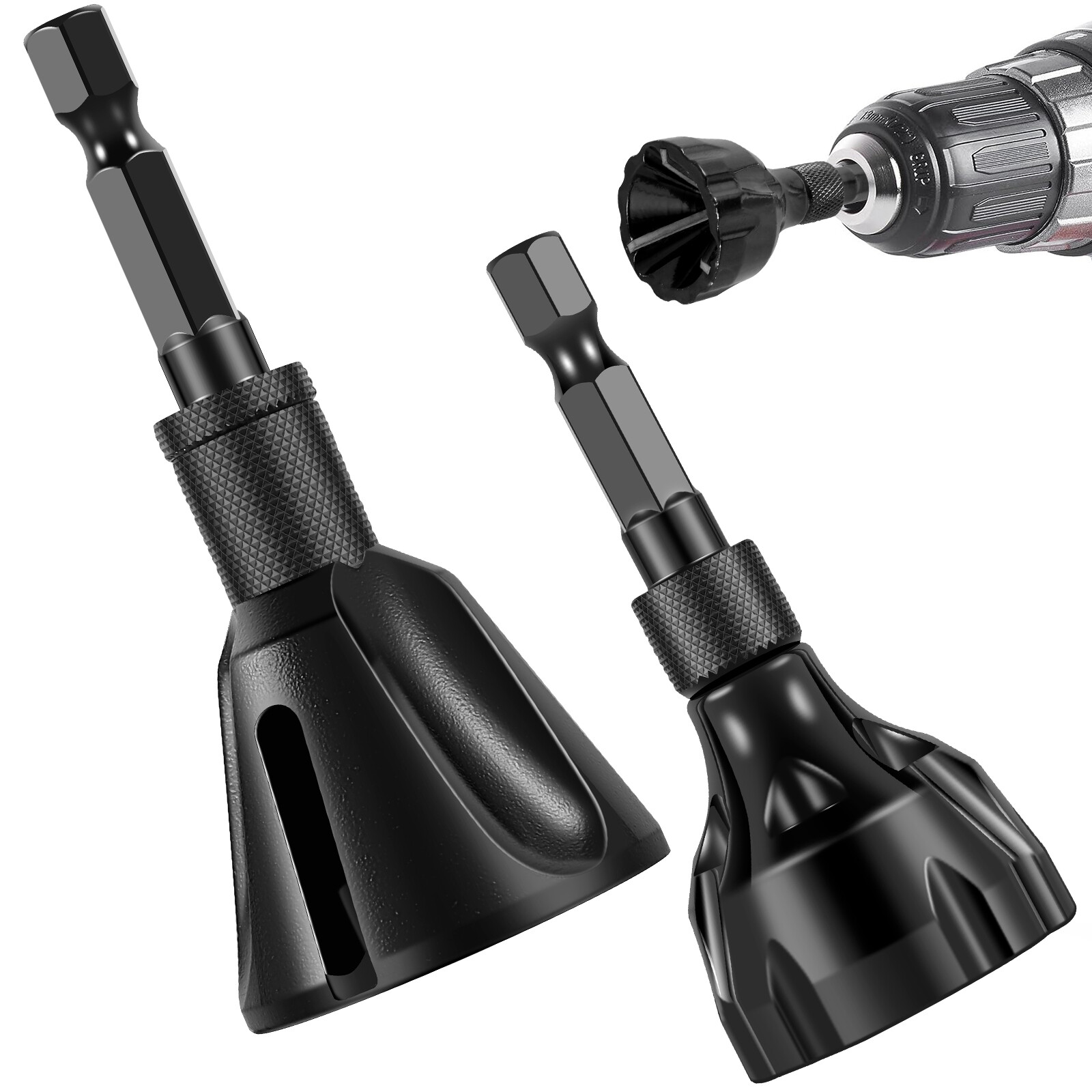 2pcs Thread External Chamfer Tool Tungsten Steel Deburring External Repair Bolt