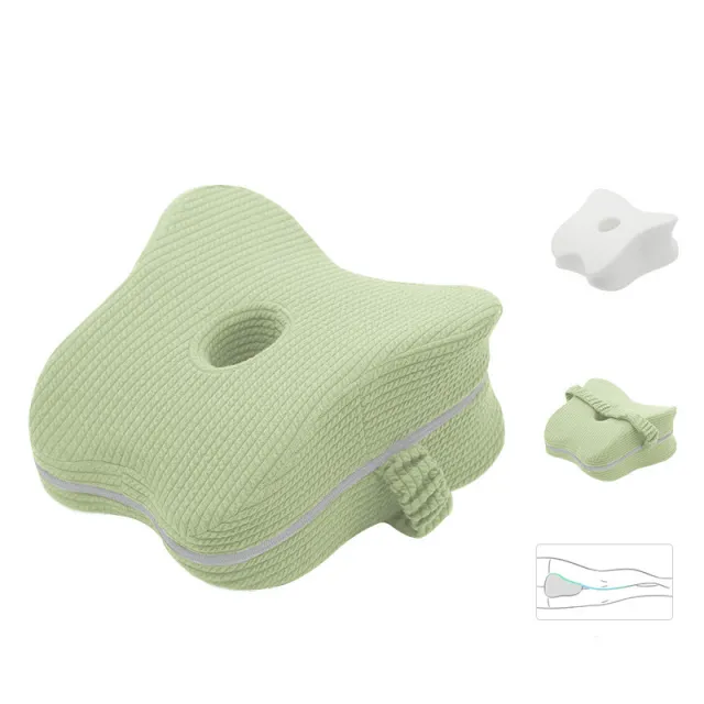 Heart shaped Knee Love Memory Pillow Light Green - Shop at LoveMi