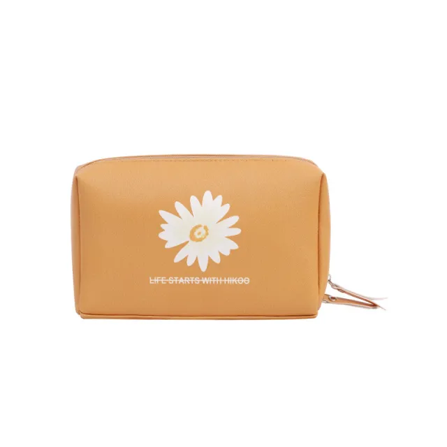 New PU Hand Cosmetic Bag Small Daisy Pink - Shop at LoveMi