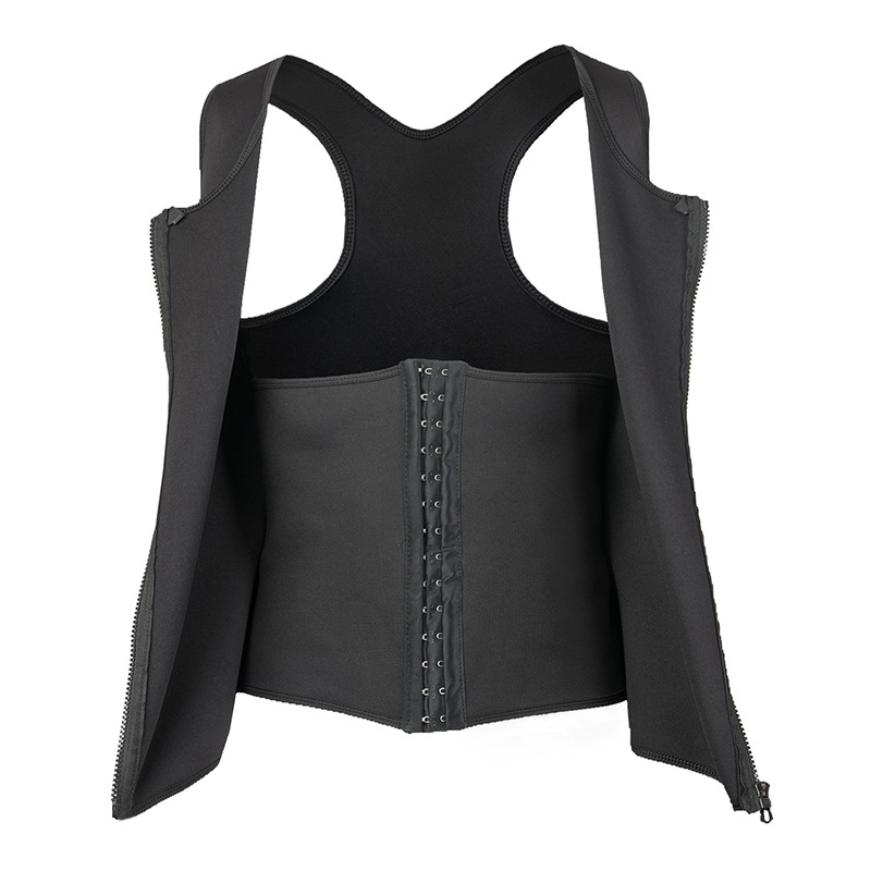 Title 4, Gilet Shapewear Fitness Homme à Trois Agrafes A...