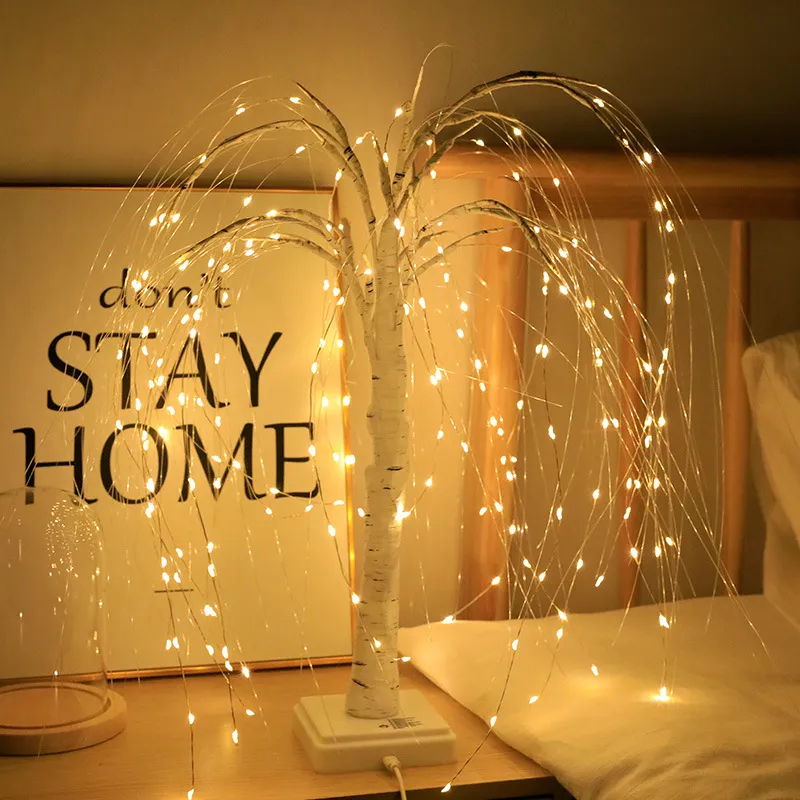 Scene Arrangement Illusion Copper Wire Lights Decorative Night Light – image 4