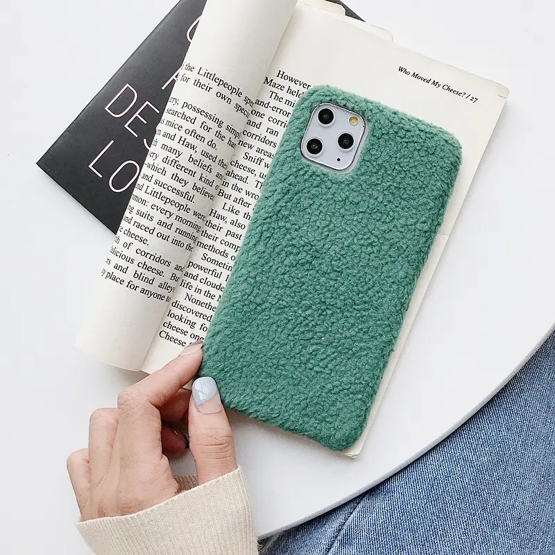 Suitable Lamb Plush Cloth Mobile Phone Case