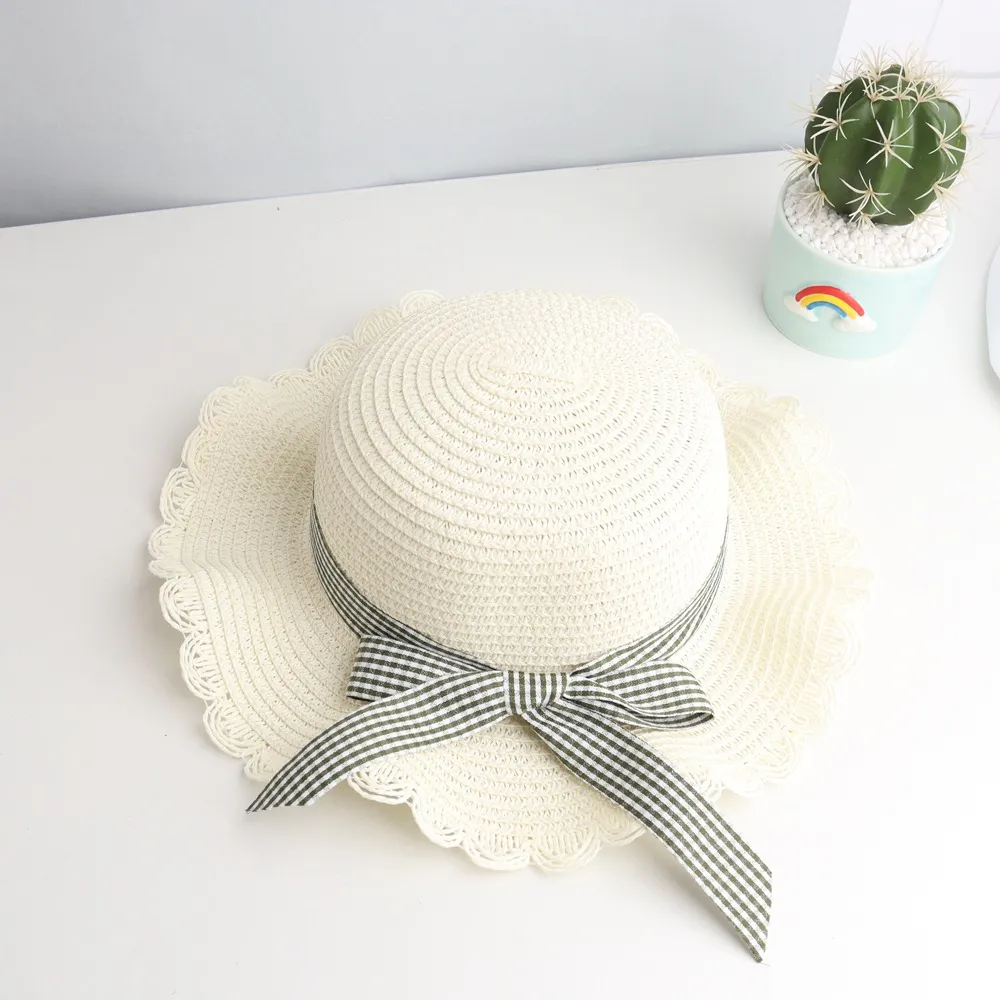 Fashionable Cute Girl Outing All-match Sun Hat - White