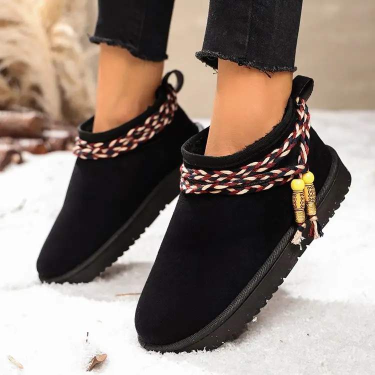 Women's Plus Size Stylish Mid-Calf Fashion Boots