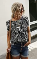 Black And White Big Dots
