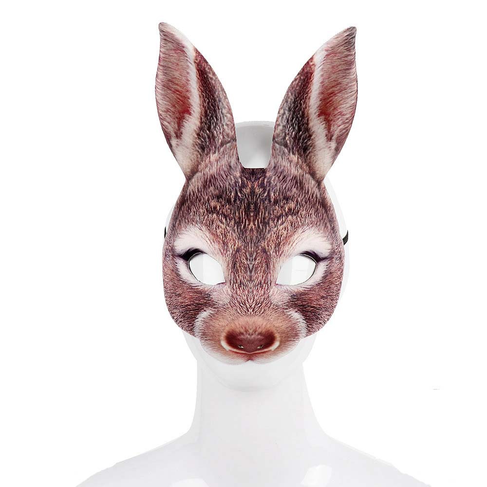 Carnival Party Masquerade EVA Half Face Rabbit Animal Mask — foto 3