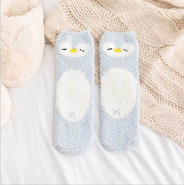 Cute Cartoon Animal Thickened Warm Women's Socks