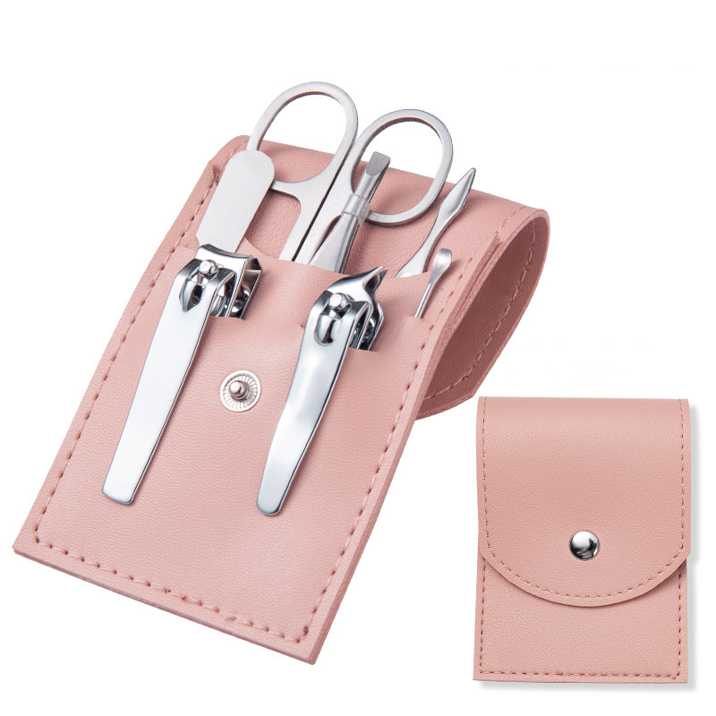 Pink leather 7pcs set