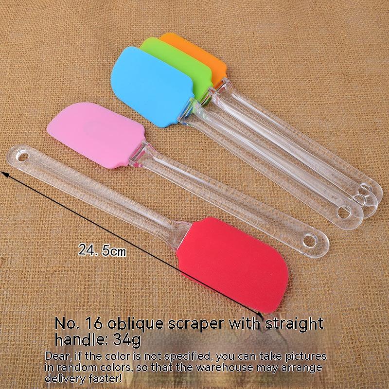 Title 6, Transparent Handle Soft Silicone Scraper