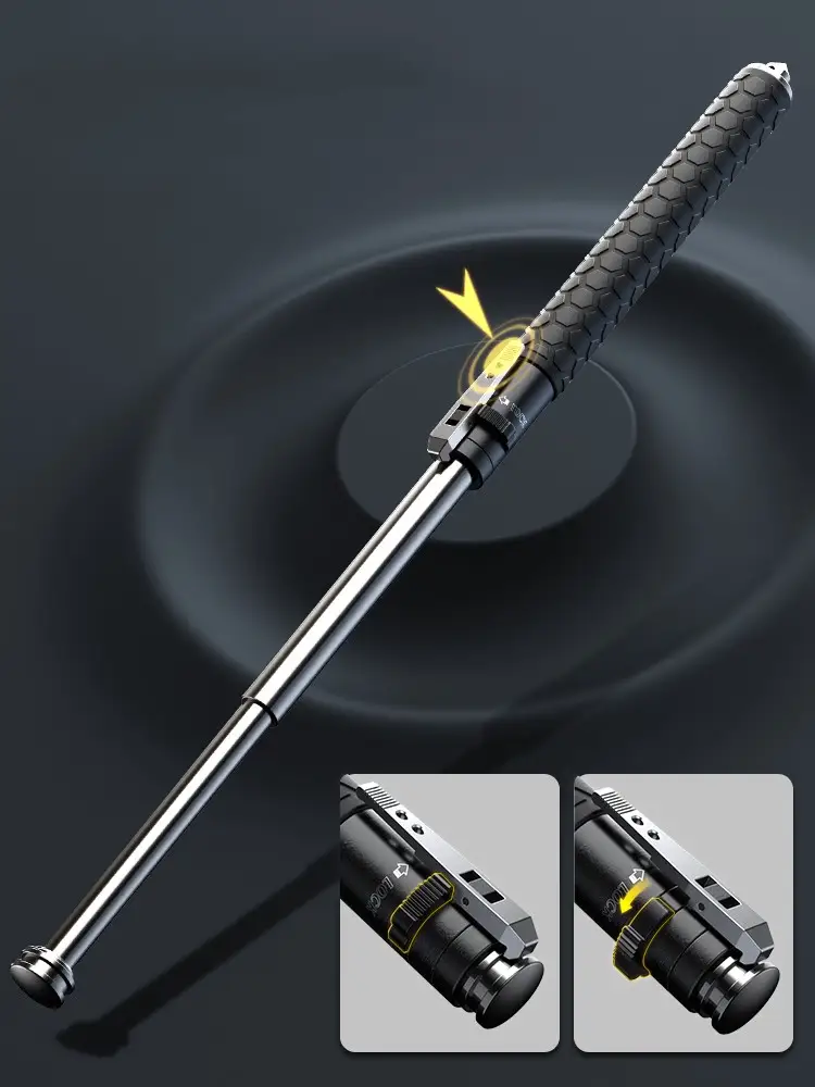 Three Section Automatic Spring Telescopic Swinging Rod