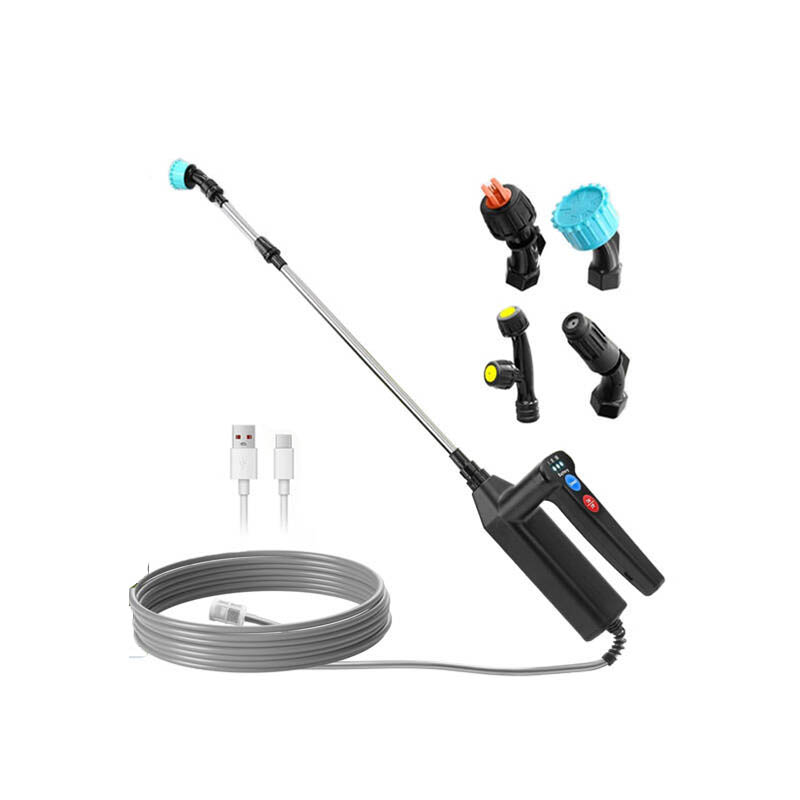 8M Hose Weed Sprayer  Electric Sprayer With Telescopic Wand & Full Design  4 Nozzles, 3 Spray Settings  Professional Pressure Sprayer For Garden, Lawn & Patio
