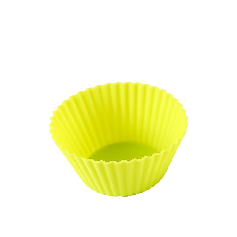 Silicone Muffin Cup High Temperature Reusable Cake Grinding Tool Baking Household Rice Hair Cake Mold