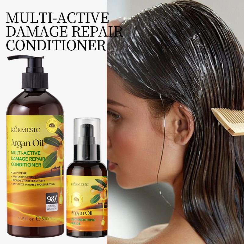 KORMESIC Moroccan Argan Oil Lightweight Smooth Hair Oil 110ml — foto 9