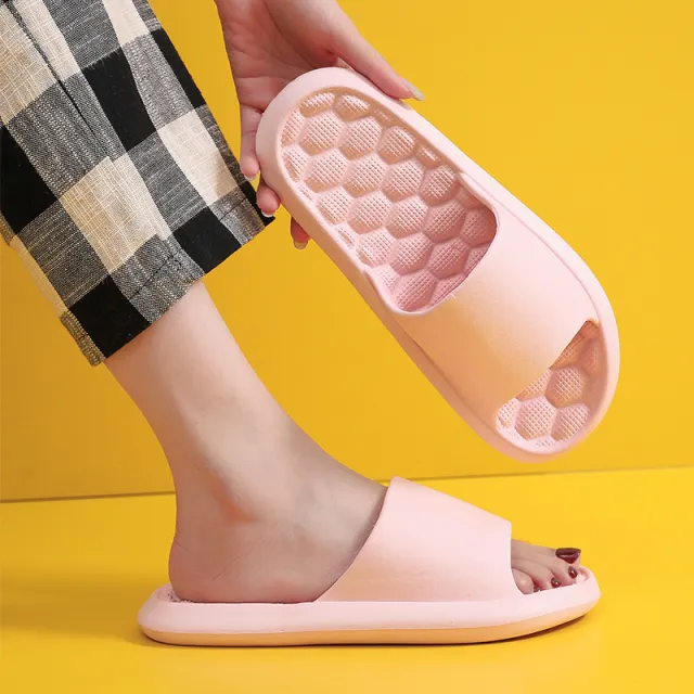 Summer Slippers Foot Massage Design Shoes Women Bathroom Slippers Pink - Shop at LoveMi