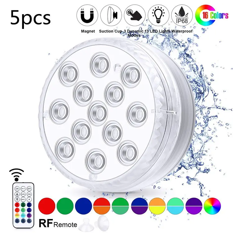 Led Beads Submersible Light Waterproof Underwater Lamp
