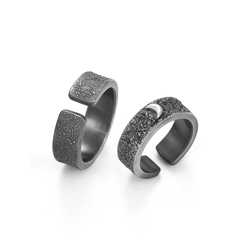 Sun Moon Couple Ring Men And Women Retro