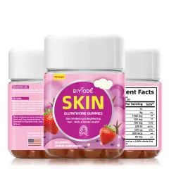 Private Label Healthcare Multivitamin Supplement Skin Whitening Gummies Collagen Glutathione Gummies Support Antioxidants - Customised - View 1