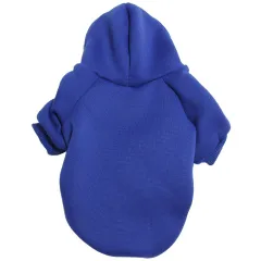 Pet Sweater Puppy Clothes Simple Monochrome - Dark Blue - View 1