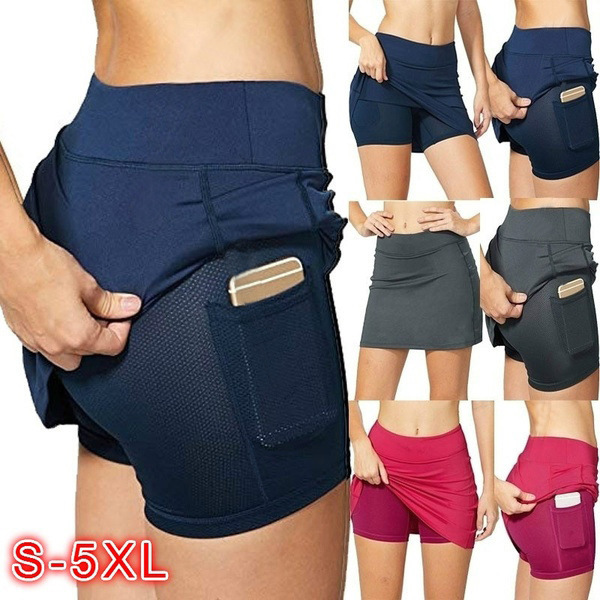 Women’s Basic Fake Two-piece Leggings