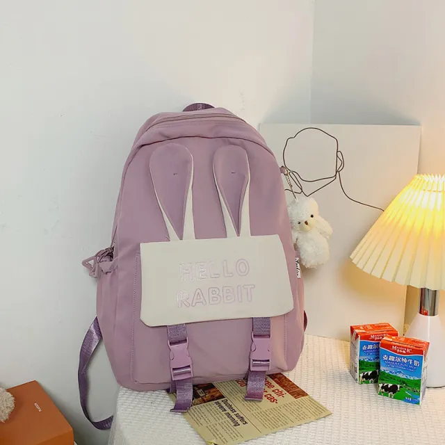 Cute Soft Girl Backpack Elementary School Purple - Shop at LoveMi