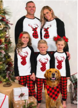 Stewart Plaid Matching Christmas Family Pajamas Jjfb01335 Mom S - Shop at LoveMi