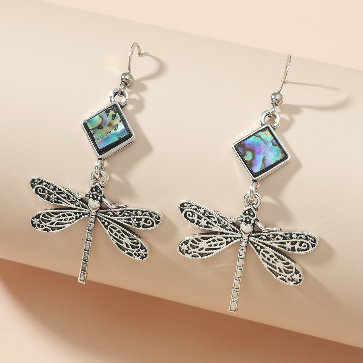 Cold Wind Ring Temperament Super Fairy Dragonfly Earrings